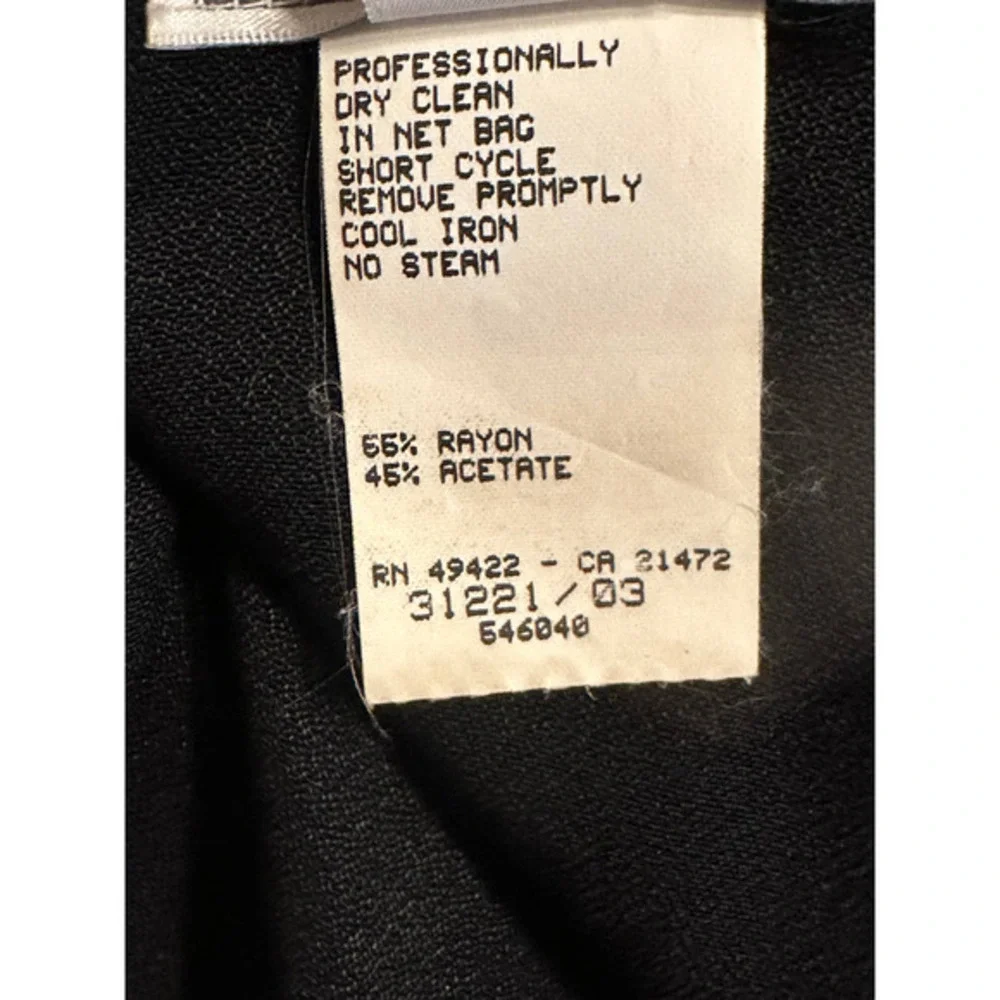 Vintage Jessica McClintock Gunne Sax Black Lace Detail Long Dress Size 11/12 - Picture 6 of 9